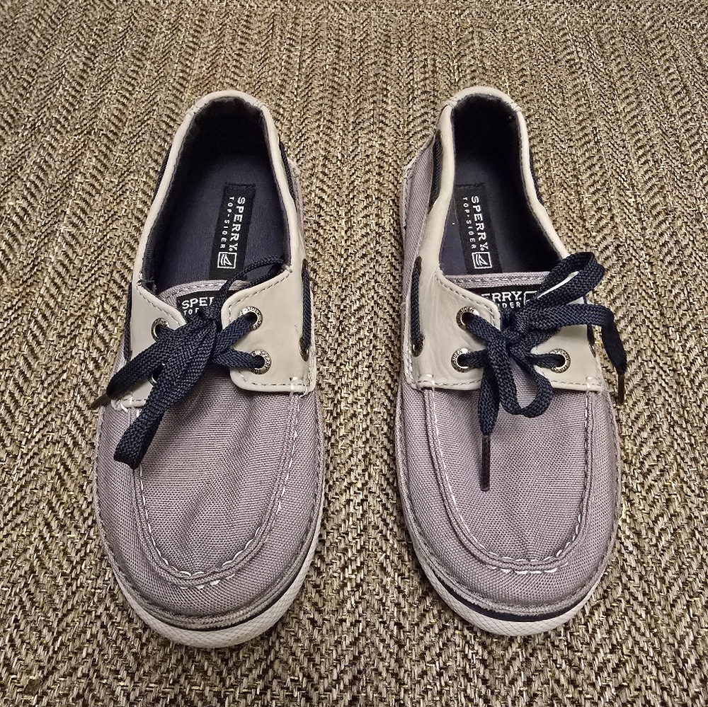 Sperry Kids Gray Top-sider Boat Shoes